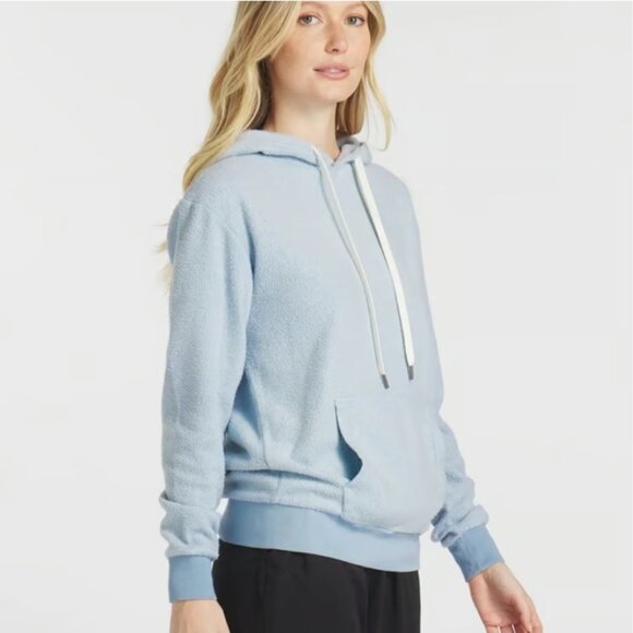 Feat Ultra Soft BlanketBlend Hoodie in Pacific Mist Blue Unisex M NWT - Picture 3 of 14